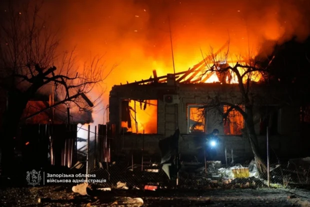 Комбінований удар по Запоріжжю 24 березня: загинула людина, 5 поранених