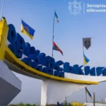 Оріхівська стела відновлена після російського обстрілу на Запоріжжі