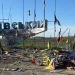Військові на Запоріжжі розпочали відновлення Оріхівської стели після обстрілів