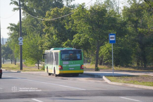 Маршрут №48 у Запоріжжі: новий автобус з'єднав чотири райони